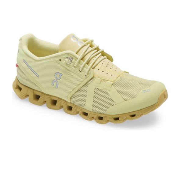 On Running Shoes - On Cloud Running Monochrome Sneaker trainers line yellow sz 7
